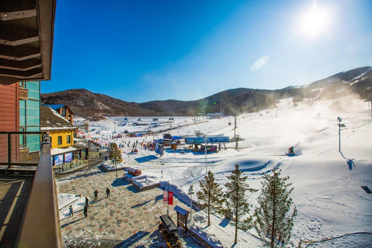 Songhua Lake Qingshan Snow View Apartment Jilin Eksteriør billede